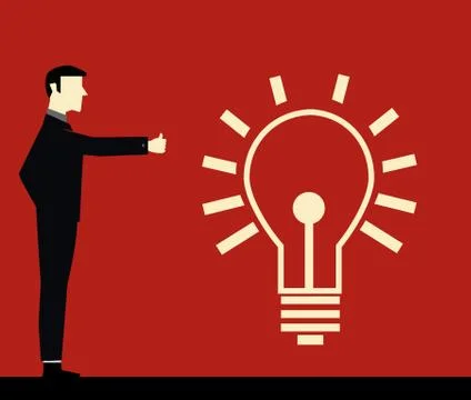 Businessman Idea Stock Illustration