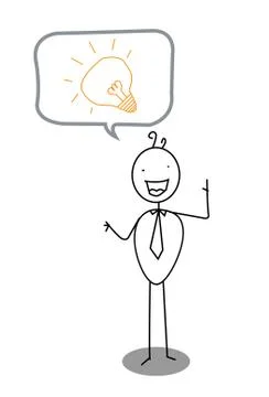 Businessman idea Stock Illustration