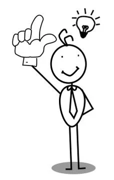 Businessman idea Stock Illustration