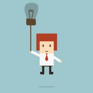 Businessman idea Stock Illustration
