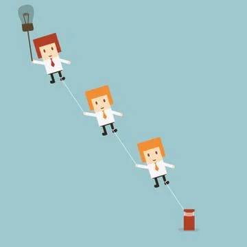 Businessman idea Stock Illustration