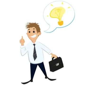 Businessman idea Stock Illustration