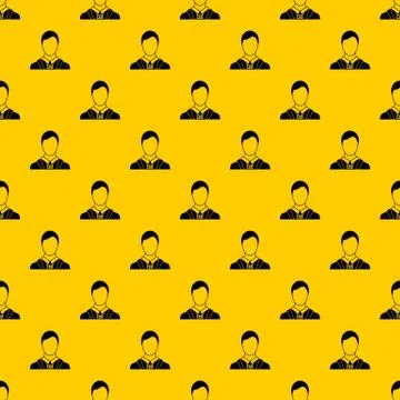 Businessman with identity name card pattern vector Illustrazione stock