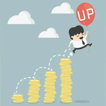 Businessman up Stock Illustration
