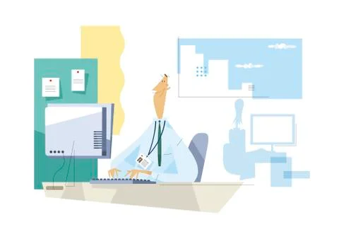 Businessman Ilustración de archivo