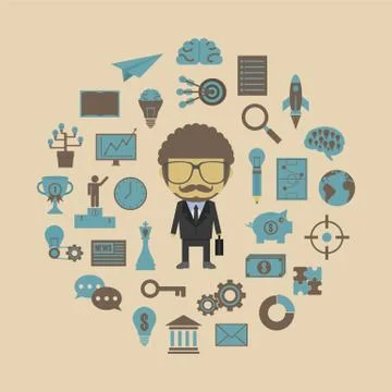 Businessman Illustrazione stock