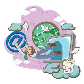 Businessman Illustrazione stock