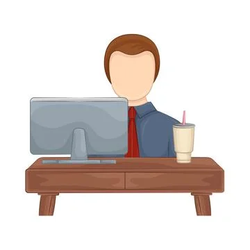 Businessman Illustration 스톡 일러스트
