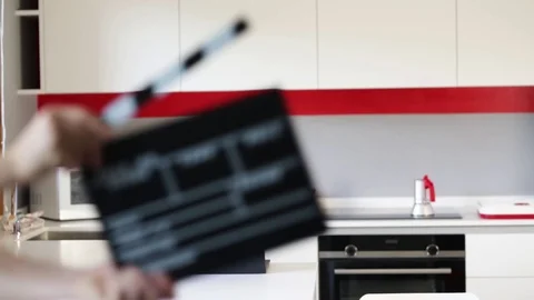 Businessman in the kitchen Stock Footage 109399464