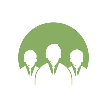 Businessman logo Illustration