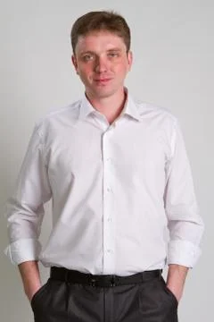 Businessman looking at camera Stock Photos