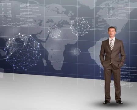 Businessman looking at camera Stock Photos