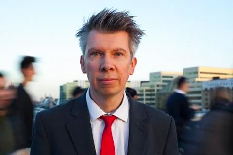 Businessman looking at camera Stock Photos
