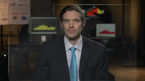  Businessman Looking A Touch Screen 2 Stock Footage 210222323