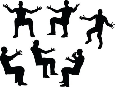 Businessman mad at computer Illustrazione stock