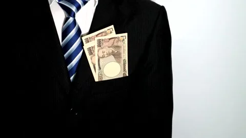 Businessman making an evaluation Stock Footage 334788058