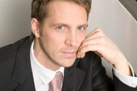 Businessman musing Stock Photos