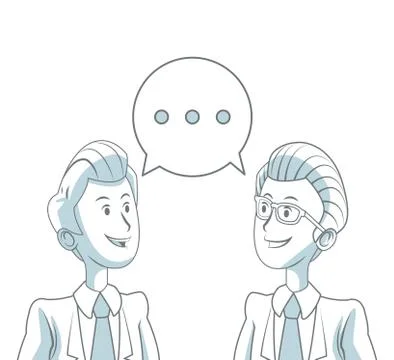 Businessman with office elements Stock Illustration