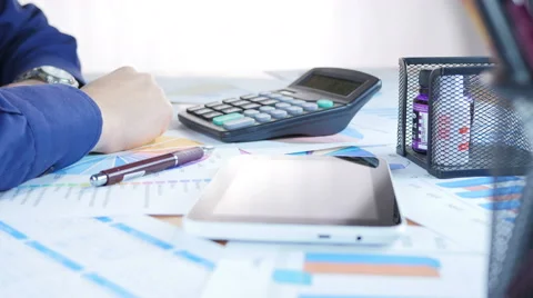 Businessman In Office Stock-Footage 64058123