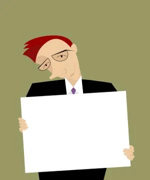 Businessman or a manager Stock Illustration