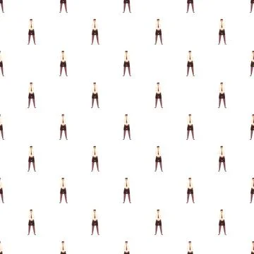 Businessman pattern on white background for business concepts Illustrazione stock
