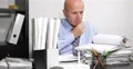 Businessman Phone Talk Accountant Research Profitable Documents Invoices Audit 4k or 4k+ Resolution