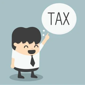 Businessman pointing Stock Illustration
