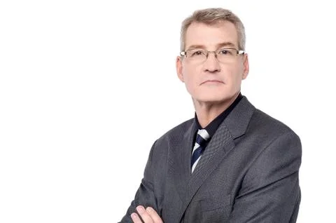 Businessman posing with confidence Stock Photos