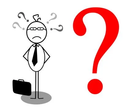 Businessman problem Stock Illustration