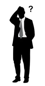 Businessman with problems Illustrazione stock