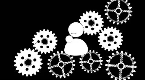 Businessman problems resolves with phone app. Stock-Footage 56175692