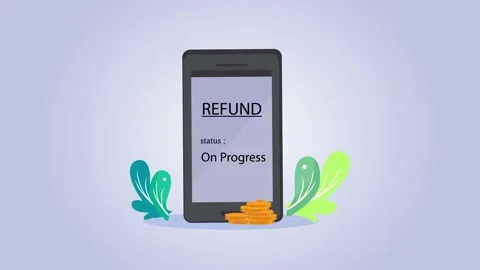 Businessman with refund status on progress Stock Footage 160099156