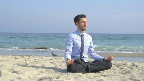 Businessman relax Stock Footage 104503770