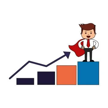 Businessman search engine optimization Stock Illustration