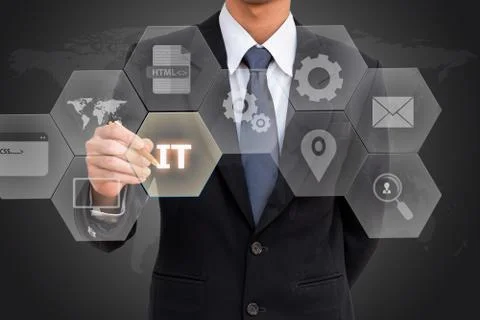 Businessman select Choice Stock Photos