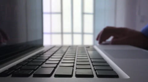 Businessman sending a quick report Stock Footage 53018840