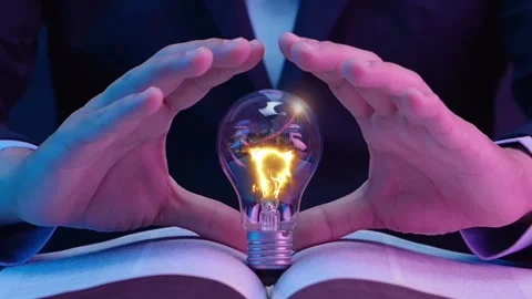 Businessman showing virtual increasing technical graph and up arrow Stock-Footage 247164466