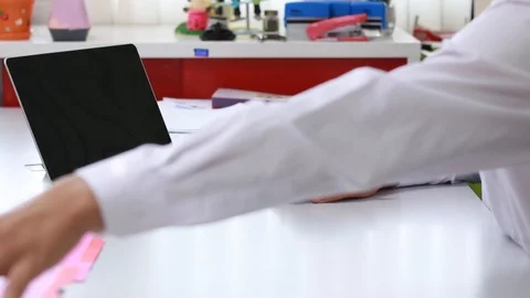Businessman signing a document after reading the agreement in office Stock Footage 114900639
