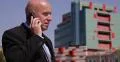 Businessman Smartphone Financial Negotiation Exterior Office Corporate Building 4k or 4k+ Resolution