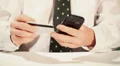 businessman with smartphone. Online shopping HD Footage