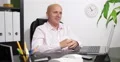 Businessman Smile and Explain in a Office Meeting Financial Transaction Benefit 4k or 4k+ Resolution
