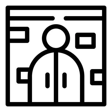 Businessman standing inside elevator going up to office floor Stock Illustration