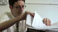 Businessman stressed at work HD Footage