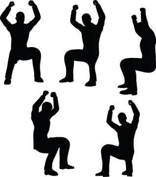 Businessman stretch Stock Illustration