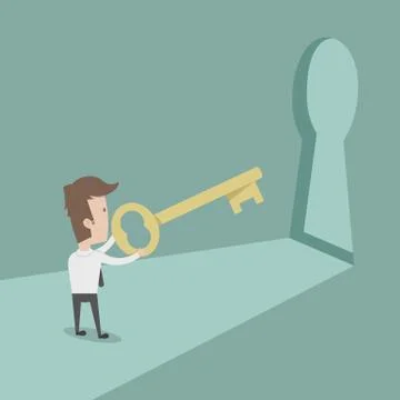 Businessman to success , eps10 vector format Stock Illustration