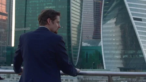 Businessman in Suit Stock Footage 75397498
