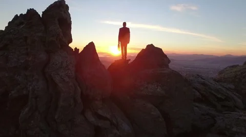 Businessman At Sunset Video stock 59506650