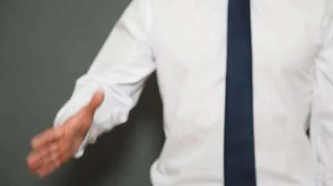 Businessman taking dollars Stock Footage 57108433