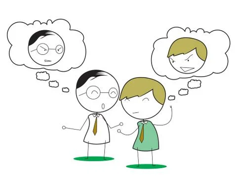 Businessman talk Stock Illustration