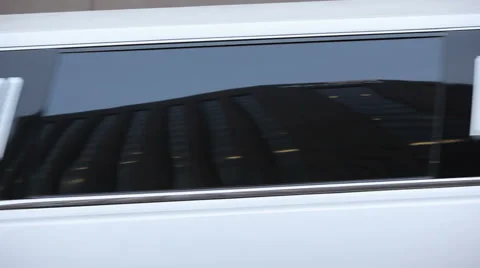 Businessman talking on cell phone in limo Stock-Footage 61663260